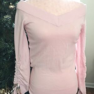 Burberry Off shoulder Pink Top